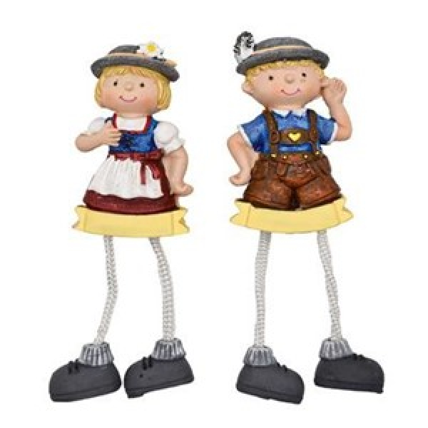 Magnet Sommer Trachtenpaar Schlenkerfüße